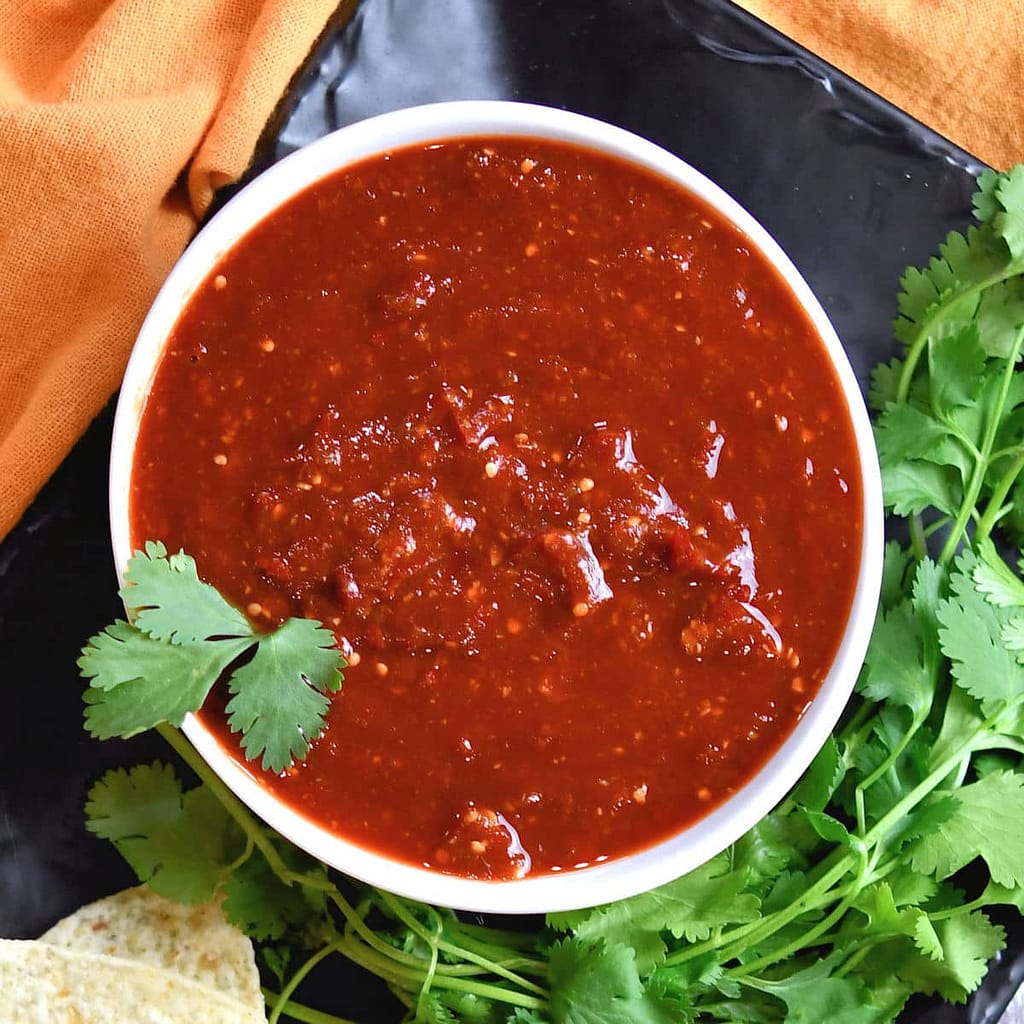 Chipotle Tomatillo- Red Chilli Salsa Copycat