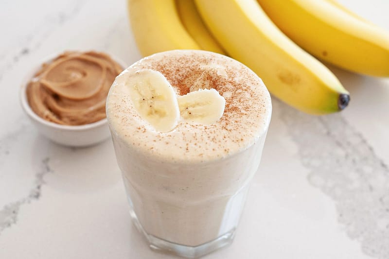 Peanut Butter and Banana Protein Shake